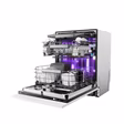 Haier XS 4A4M4BB-80 Built In Dishwasher - 14 Place Settings