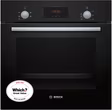 Bosch HHF113BA0B Series 2, Built-in oven, 60 x 60 cm, Black