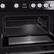 Hisense HDE3211BBUK 60cm Double Oven Electric Cooker with Ceramic Hob - Black