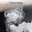 Hisense HS523E15BUK Slimline Dishwasher - Black - 10 Place Settings