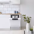 Hisense HS523E15WUK Slimline Dishwasher - White - 10 Place Settings