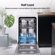 Hisense HS523E15WUK Slimline Dishwasher - White - 10 Place Settings