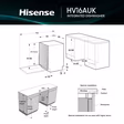Hisense HV16AUK Full-Size Fully Integrated Dishwasher - 16 Place Settings