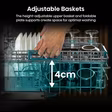 Hisense HV16AUK Full-Size Fully Integrated Dishwasher - 16 Place Settings