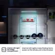 Hisense RB327N4BBE 55cm 50/50 Total No Frost Fridge Freezer - Black Steel