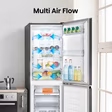 Hisense RB327N4BBE 55cm 50/50 Total No Frost Fridge Freezer - Black Steel