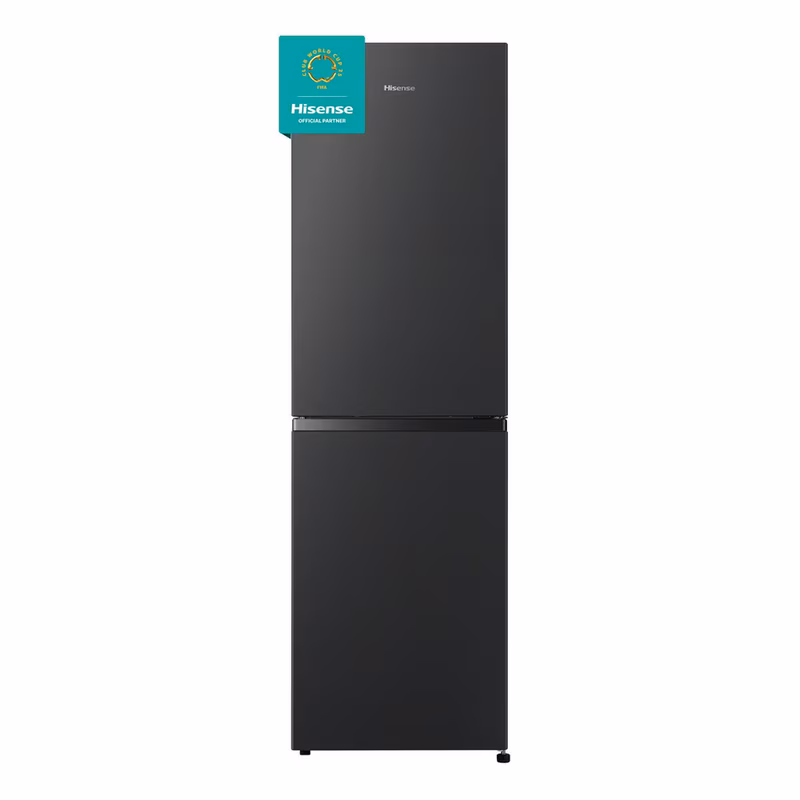 Hisense RB327N4BBE 55cm 50/50 Total No Frost Fridge Freezer - Black Steel