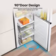 Hisense RB327N4WWE 50/50 Total No Frost Fridge Freezer - White