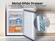 Hisense RB395N4BCE 60/40 Total No Frost Fridge Freezer - Stainless Steel 