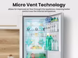 Hisense RB395N4BCE 60/40 Total No Frost Fridge Freezer - Stainless Steel 