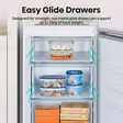 Hisense RB395N4BCE 60/40 Total No Frost Fridge Freezer - Stainless Steel 