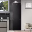 Hisense RB435N4BFE 59.5cm 60/40 Total No Frost Fridge Freezer - Black