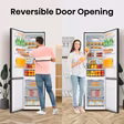 Hisense RB435N4BFE 59.5cm 60/40 Total No Frost Fridge Freezer - Black