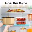 Hisense RB435N4BFE 59.5cm 60/40 Total No Frost Fridge Freezer - Black