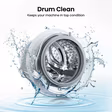 Hisense WF1Q8041BW 8kg 1400 Spin, Steam Washing Machine - White
