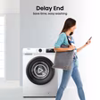Hisense WF1Q8041BW 8kg 1400 Spin, Steam Washing Machine - White