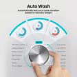 Hisense WF3S1043BB3 10.5kg 1400 Spin Steam Washing Machine - Black
