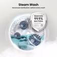 Hisense WF3S1243BW3 12kg 1400 Spin, Steam Washing Machine - White