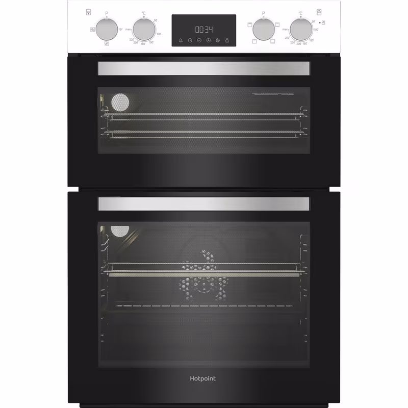 Hotpoint DIH10DW 89cm Built In Electric Double Oven - White
