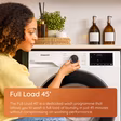 Hotpoint H101GANTISTAIN 10kg 1400 Spin Washing Machine with PetHairCare - Graphite
