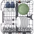 Hotpoint Maxi Space H7IC16M6 UK Integrated Dishwasher with Third Rack - 16 Place Settings