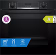 Bosch HQA574BB3B Series 4, Built-in oven with added steam function, 60 x 60 cm, Black