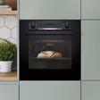 Bosch HQA574BB3B Series 4, Built-in oven with added steam function, 60 x 60 cm, Black