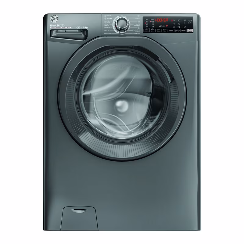 Hoover H3WPS496TMRR6 9kg 1400 Spin Washing Machine - Graphite 