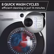 Hoover HGWD 485S8C-80 5kg/1400 Spin Washer Dryer - White