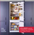 NEFF KB7962SE0 N 50, Built-in fridge-freezer with freezer at bottom, 193.5 x 69.1 cm, sliding hinge
