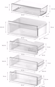 NEFF KB7966DD1G N 70, Built-in fridge-freezer with freezer at bottom, 193.5 x 70.8 cm, soft close flat hinge