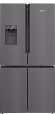 Siemens KF96DPXEA iQ700, Multi Door American Fridge Freezer, 183 x 90.5 cm, Brushed black steel antiFingerprint, Total noFrost