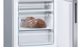 Bosch KGE49AICAG Series 6, Free-standing fridge-freezer with freezer at bottom, 201 x 70 cm, Stainless steel
