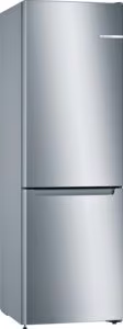 Bosch KGN33NLEBG Series 2, Free-standing fridge-freezer with freezer at bottom, 176 x 60 cm, Stainless steel look