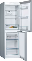 Bosch KGN34NLEAG Series 2, Free-standing fridge-freezer with freezer at bottom, 186 x 60 cm, Stainless steel look