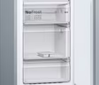 Bosch KGN34NLEAG Series 2, Free-standing fridge-freezer with freezer at bottom, 186 x 60 cm, Stainless steel look
