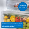 Bosch KGN362LDFG Series 4, Free-standing fridge-freezer with freezer at bottom, 186 x 60 cm, Stainless steel look