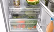 Bosch KGN362LDFG Series 4, Free-standing fridge-freezer with freezer at bottom, 186 x 60 cm, Stainless steel look
