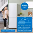 Bosch KGN362WDFG Series 4, Free-standing fridge-freezer with freezer at bottom, 186 x 60 cm, White, Total No Frost