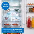 Bosch KGN362WDFG Series 4, Free-standing fridge-freezer with freezer at bottom, 186 x 60 cm, White, Total No Frost