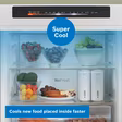 Bosch KGN392LDFG Series 4, Free-standing fridge-freezer with freezer at bottom, 203 x 60 cm, Stainless steel look