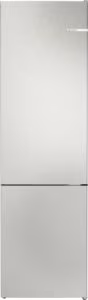 Bosch KGN392LDFG Series 4, Free-standing fridge-freezer with freezer at bottom, 203 x 60 cm, Stainless steel look