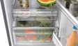 Bosch KGN39OCAFG Series 4, Free-standing fridge-freezer with freezer at bottom, 203 x 60 cm, Cast Iron, Green Collection, Total No Frost