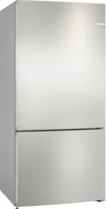 Bosch KGN86VIEAG Series 4, Free-standing fridge-freezer with freezer at bottom, 186 x 86 cm, Stainless steel
