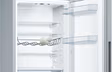Bosch KGV33VLEAG Series 4, Free-standing fridge-freezer with freezer at bottom, 176 x 60 cm, Stainless steel look