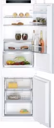 NEFF KI7862SE0G N 50, Built-in fridge-freezer with freezer at bottom, 177.2 x 54.1 cm, sliding hinge