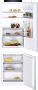 NEFF KI7862SE0G N 50, Built-in fridge-freezer with freezer at bottom, 177.2 x 54.1 cm, sliding hinge