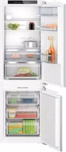 NEFF KI7863DD0G N 70, Built-in fridge-freezer with freezer at bottom, 177.2 x 55.8 cm, soft close flat hinge