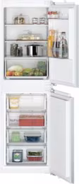 Siemens KI85NNFE0G iQ100, Built-in fridge-freezer with freezer at bottom, 177.2 x 54.1 cm, flat hinge
