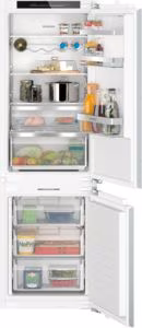 Siemens KI86NADD0 iQ500, Built-in fridge-freezer with freezer at bottom, 177.2 x 55.8 cm, soft close flat hinge